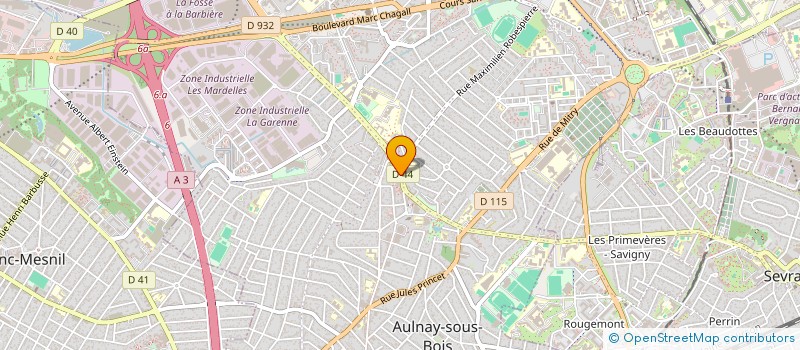 localisation de l'entreprise TIBERIADE à AULNAY-SOUS-BOIS