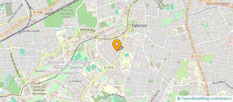 localisation de l'entreprise TIBERIUM TERRAINS  TALENCE