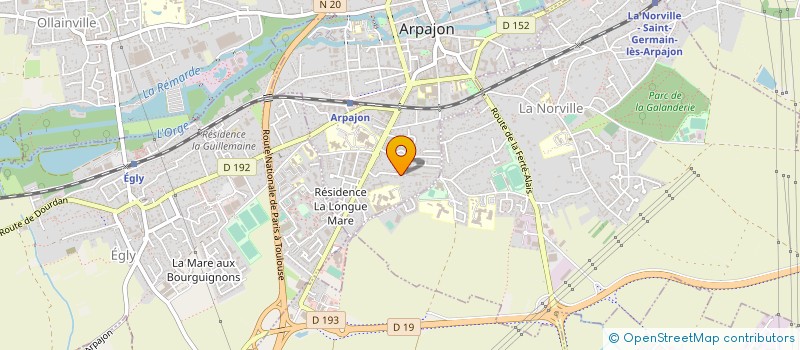 localisation de l'entreprise TIBETANCHE à ARPAJON