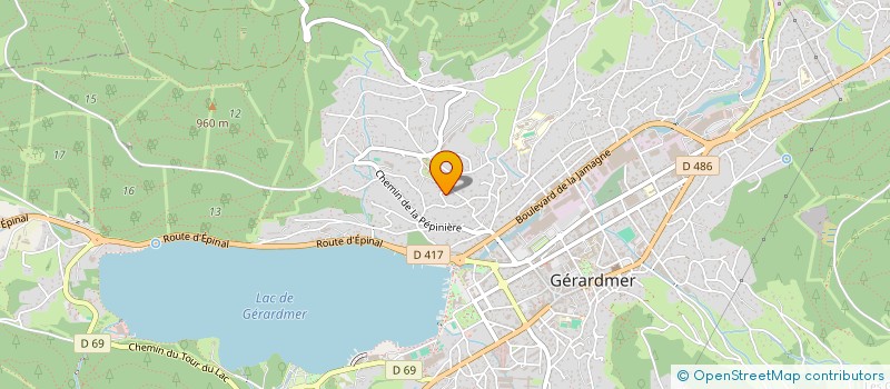 localisation de l'entreprise TIBI HOUSE  GERARDMER