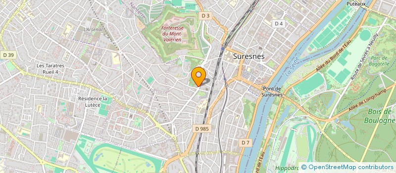 localisation de l'entreprise TIBIA PERONE à SURESNES
