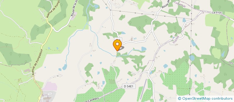 localisation de l'entreprise TIBIJO  LUBERSAC