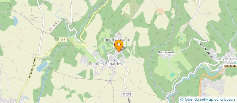 localisation de l'entreprise TIBIK'O  FONTIERS-CABARDES