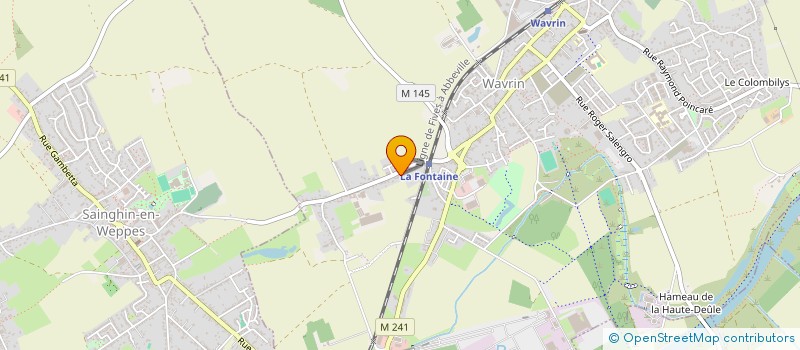 localisation de l'entreprise TIBINVEST  WAVRIN