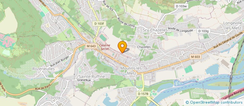 localisation de l'entreprise -TIBIOUS  SCY-CHAZELLES