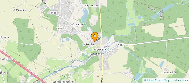 localisation de l'entreprise TIBISA  CERELLES