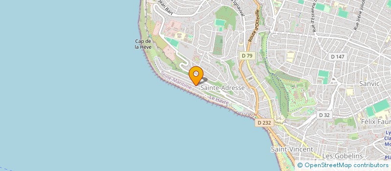 localisation de l'entreprise TIBIZCO  SAINTE-ADRESSE