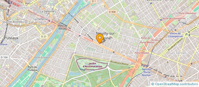 localisation de l'entreprise TIBLOTEL à NEUILLY-SUR-SEINE