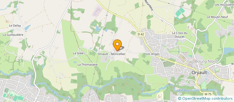 localisation de l'entreprise TIBO à ORVAULT