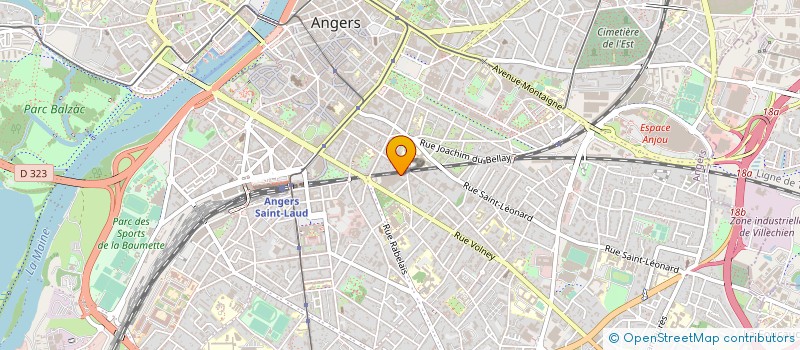 localisation de l'entreprise TIBO à ANGERS