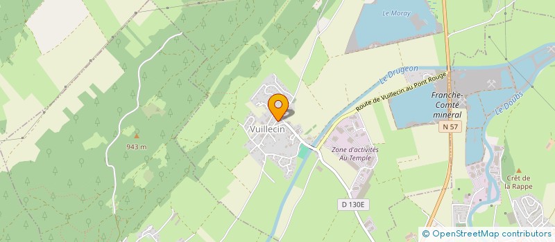 localisation de l'entreprise TIBOELEC  VUILLECIN