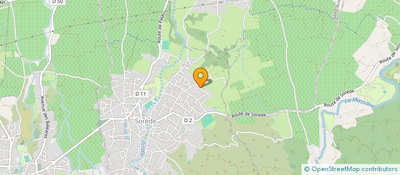 localisation de l'entreprise TIBOHA  SOREDE