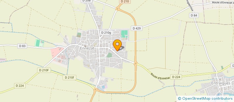 localisation de l'entreprise TIBONS  ENNEZAT