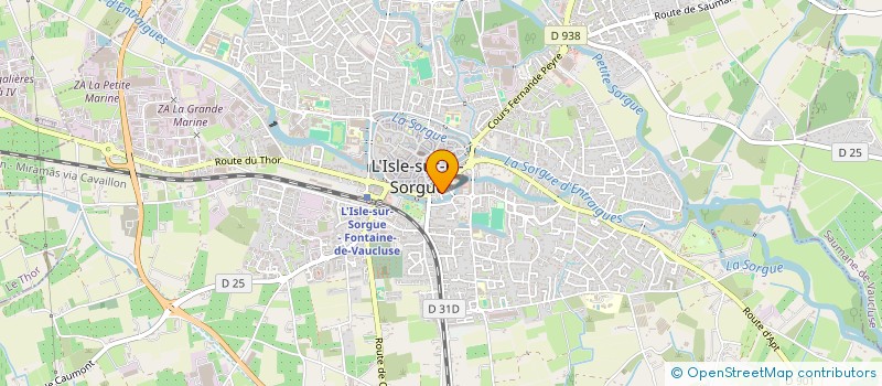 localisation de l'entreprise TIBOU  L'ISLE-SUR-LA-SORGUE