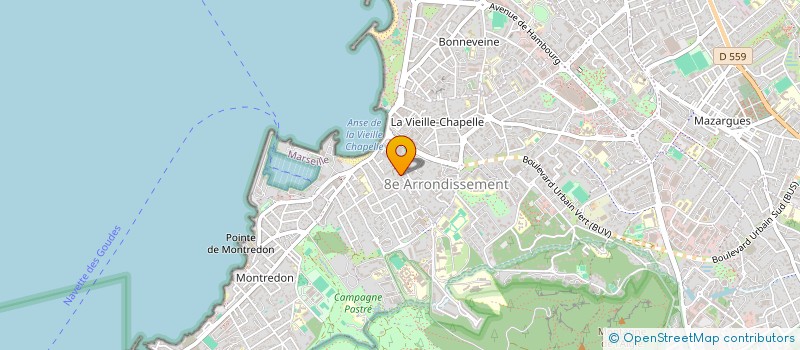 localisation de l'entreprise TIBOULEN 59 à MARSEILLE 8EME