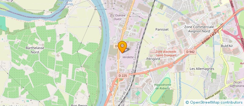 localisation de l'entreprise TIBOX  LE PONTET