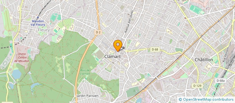 localisation de l'entreprise TIBRIAC  CLAMART