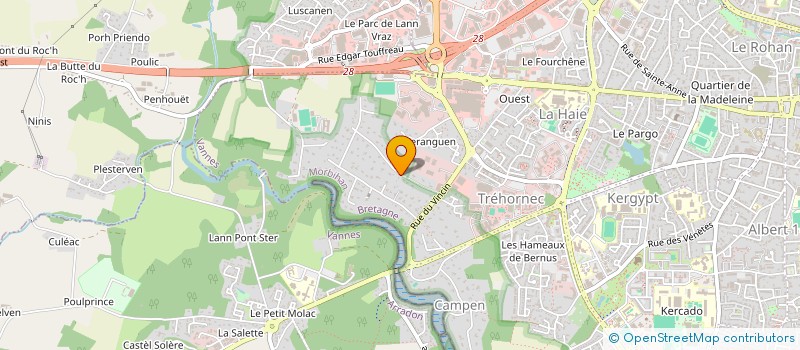 localisation de l'entreprise TIBZ à VANNES