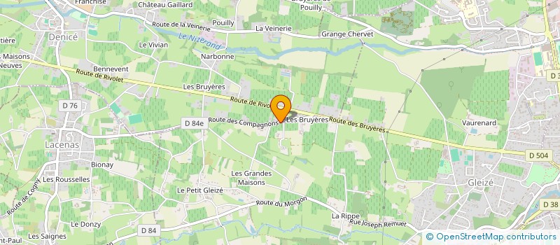 localisation de l'entreprise TIC  GLEIZE