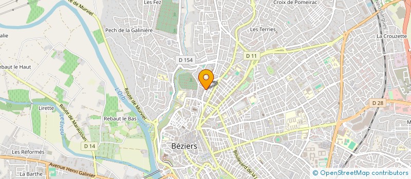localisation de l'entreprise TIC ET PUCE à BEZIERS