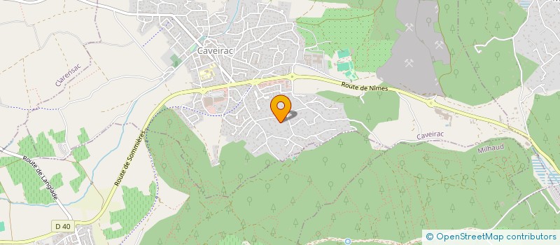 localisation de l'entreprise TIC ET TAC 1  CAVEIRAC