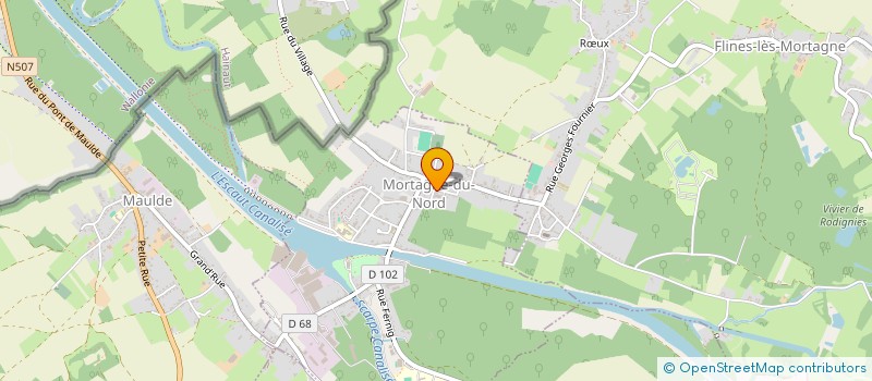 localisation de l'entreprise TIC ET TAC  MORTAGNE-DU-NORD