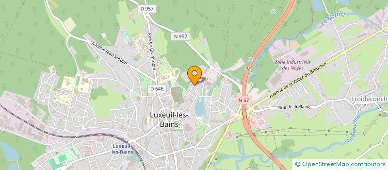 localisation de l'entreprise TIC ET TAC  LUXEUIL-LES-BAINS