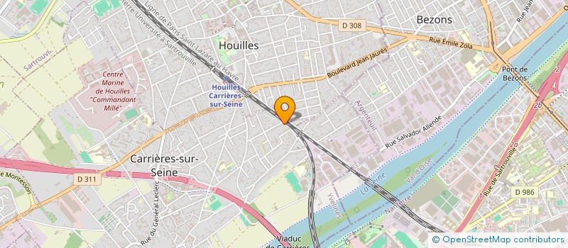 localisation de l'entreprise TIC INVESTISSEMENT  CARRIERES-SUR-SEINE