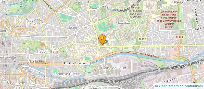 localisation de l'entreprise TIC RENNES 95  RENNES