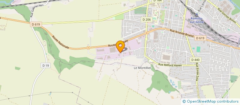 localisation de l'entreprise TIC - TAC 3  ROMILLY-SUR-SEINE