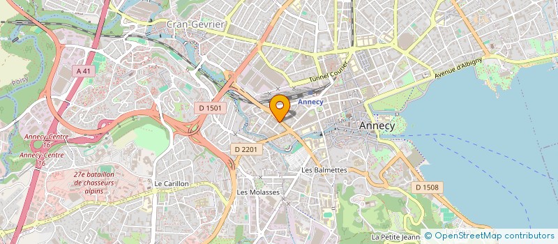 localisation de l'entreprise TIC TAC à ANNECY