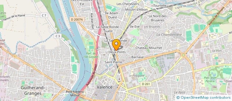 localisation de l'entreprise TIC&TAC  BOURG-LES-VALENCE