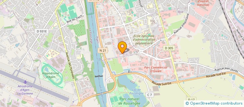 localisation de l'entreprise TIC-TAC 974 à AGEN