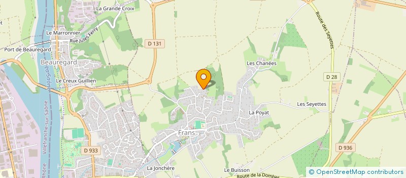 localisation de l'entreprise TIC & TAC RENOV' à FRANS