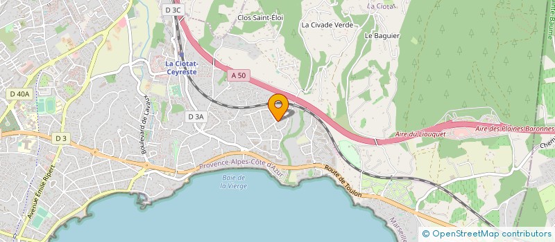 localisation de l'entreprise TIC & TAC WOOL  LA CIOTAT