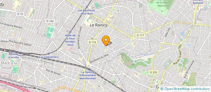 localisation de l'entreprise TIC TIME à LE RAINCY