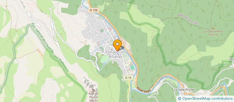 localisation de l'entreprise TIC&TOC  FLORAC TROIS RIVIERES