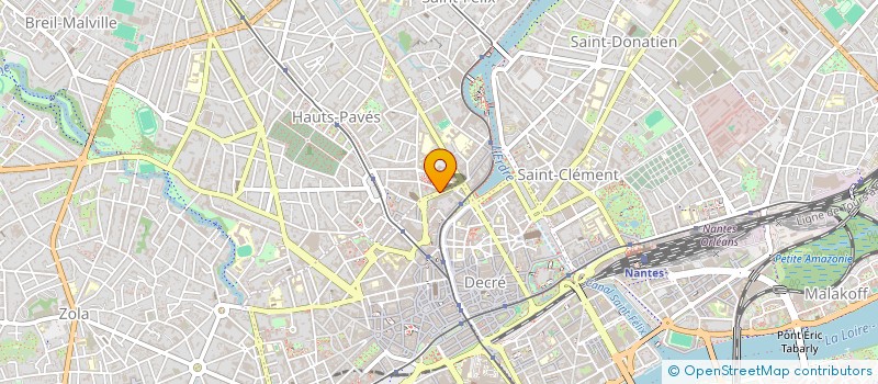 localisation de l'entreprise TICA à NANTES