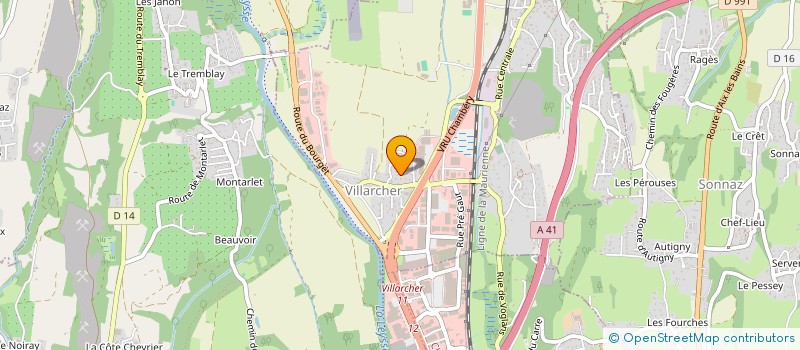 localisation de l'entreprise TICA-5  VOGLANS