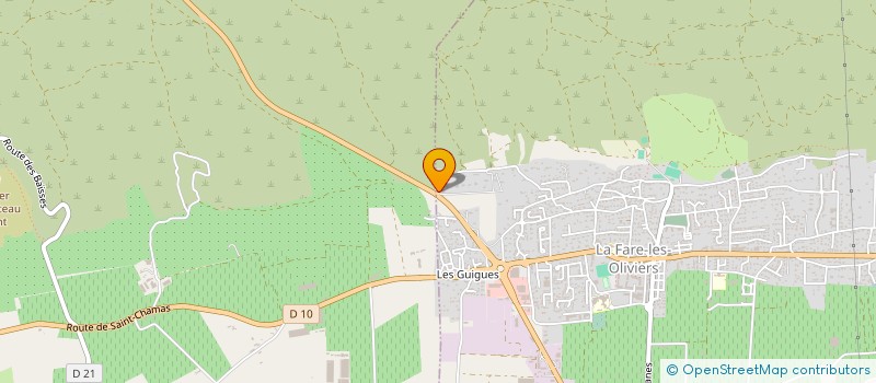 localisation de l'entreprise TICA  LA FARE-LES-OLIVIERS