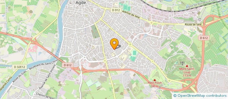 localisation de l'entreprise TICA  AGDE
