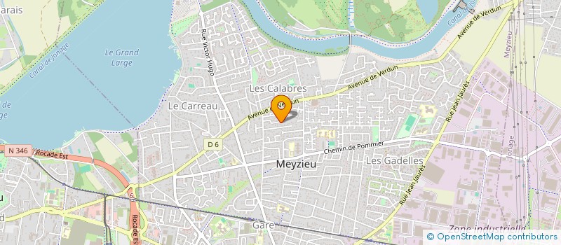 localisation de l'entreprise TICA LAB  MEYZIEU