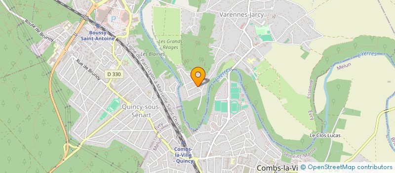 localisation de l'entreprise TICAEN BATIMENT  VARENNES-JARCY