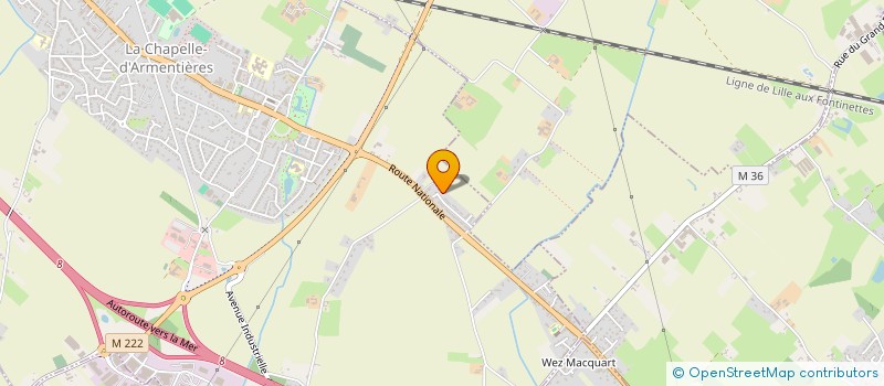 localisation de l'entreprise TICAJUCHA  LA CHAPELLE-D'ARMENTIERES