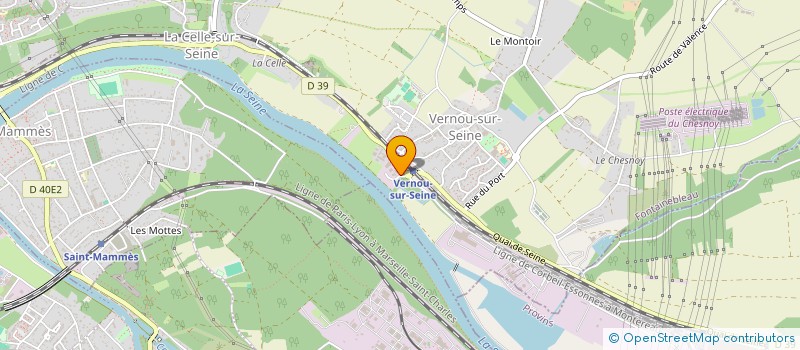 localisation de l'entreprise TICALC  VERNOU-LA-CELLE-SUR-SEINE