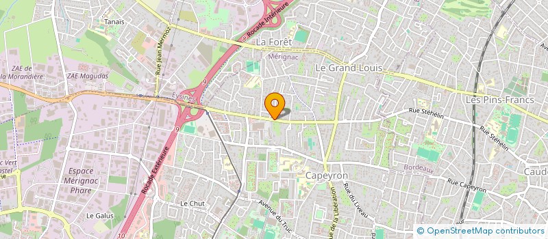 localisation de l'entreprise TICAPO  MERIGNAC