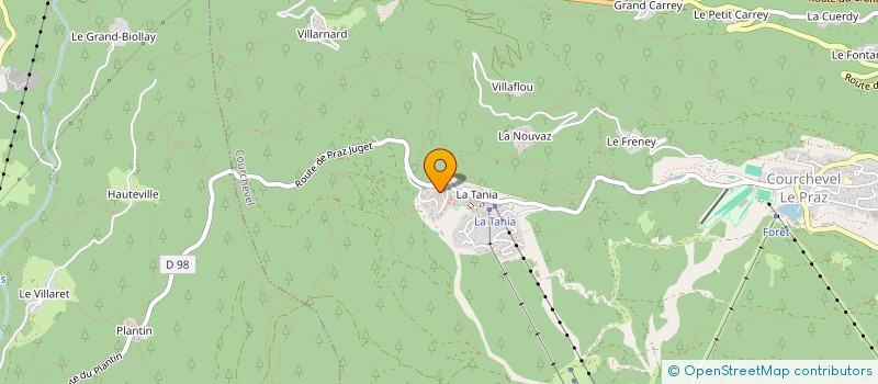 localisation de l'entreprise TICASA à COURCHEVEL