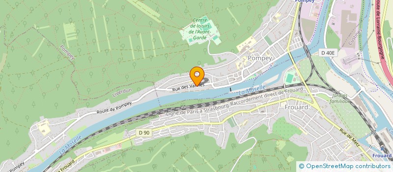 localisation de l'entreprise TICAZ  POMPEY