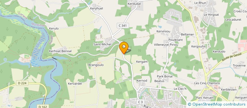 localisation de l'entreprise TICAZ  GUIDEL