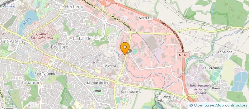 localisation de l'entreprise TICC  VANNES